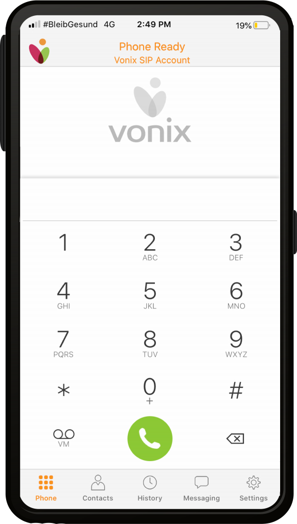 vonix softphone app